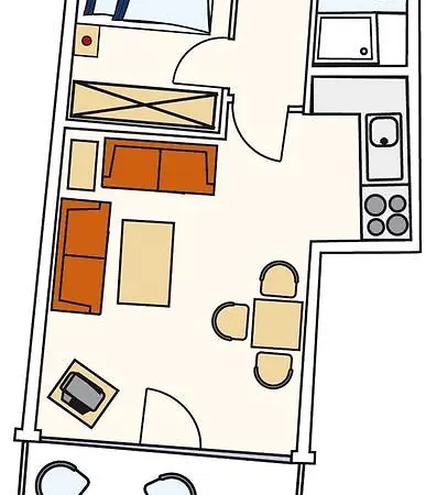 Strandidyll, 66 - Typ A1S - #58958 Apartamento